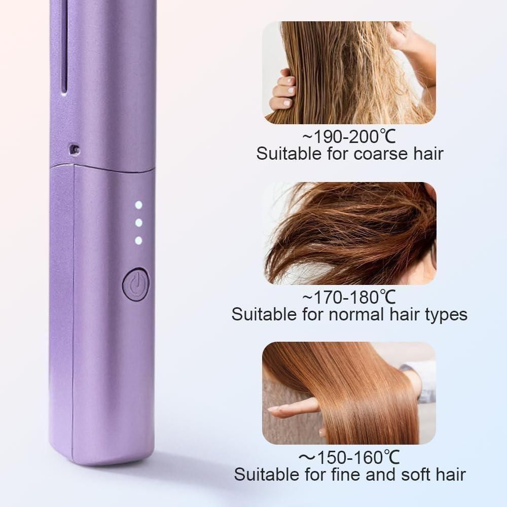GenZ Quick Style Straightener - Wireless & Portable